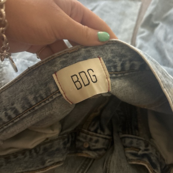 BDG Women's Classic Light Blue Straight Leg Jeans - Picture 3 of 3